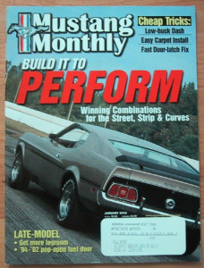 MUSTANG MONTHLY 2002 JAN - DEEP SEA BLUE, '69-'70s